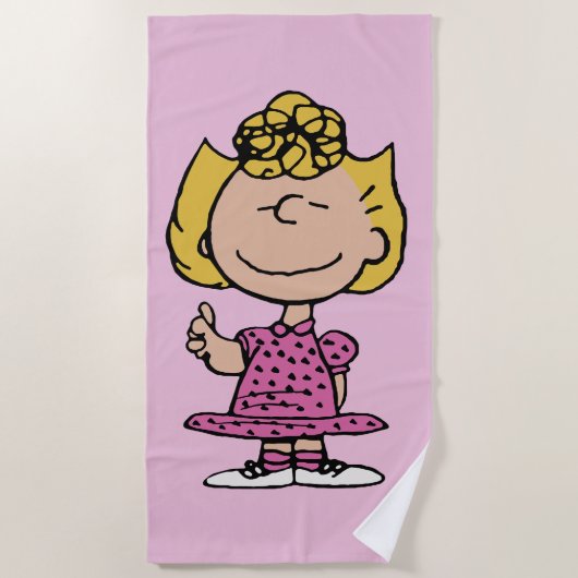 Serviette De Plage cacahuètes | Sally Super Smile (Devant)