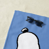 Serviette De Plage cacahuètes | Snoopy Donut rose (En situation)