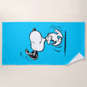 Serviette De Plage cacahuètes | Snoopy Happy Dance (Devant)