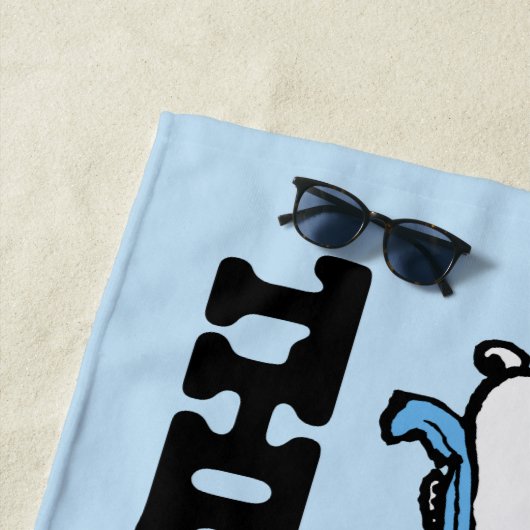 Serviette De Plage cacahuètes | Snoopy & Linus (En situation)