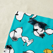 Serviette De Plage cacahuètes | Snoopy & Lunettes de soleil Motif (En situation)