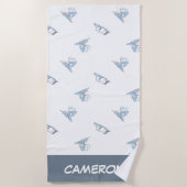 Serviette De Plage cacahuètes | Snoopy Nap Time Motif (Devant)