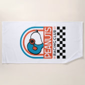 Serviette De Plage cacahuètes | Snoopy Racing Club (Devant)
