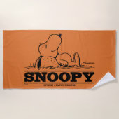 Serviette De Plage cacahuètes | Snoopy Reest Break (Devant)