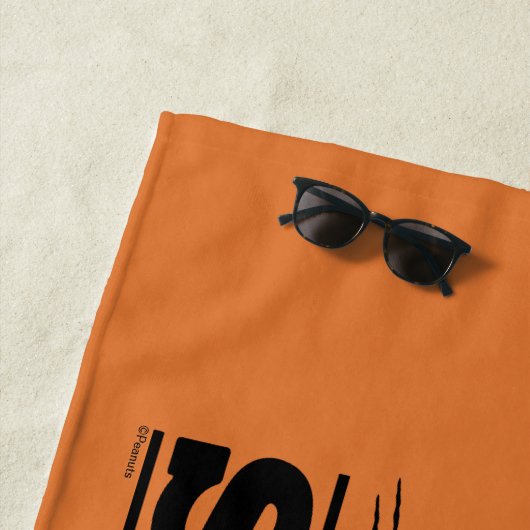 Serviette De Plage cacahuètes | Snoopy Reest Break (En situation)