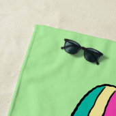 Serviette De Plage cacahuètes | Snoopy & Woodstock | Ajouter Votre No (En situation)