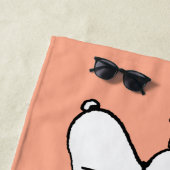 Serviette De Plage cacahuètes | Snoopy & Woodstock Flower Whististle (En situation)