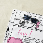 Serviette De Plage cacahuètes | Valentine Heart Love Motif (En situation)