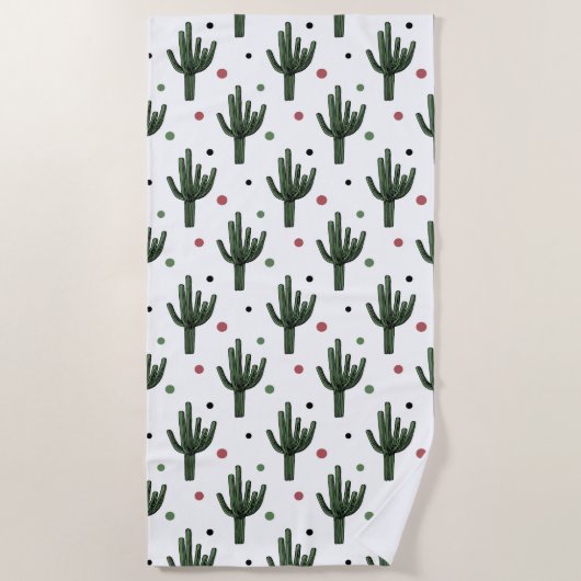 Serviette De Plage Cactus (Devant)