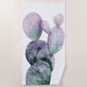 Serviette De Plage Cactus pourpre (Devant)