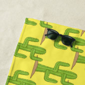 Serviette De Plage Cactus Thunder_Cove de Saguaro (En situation)