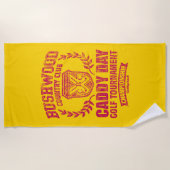 Serviette De Plage Caddyshack | Bushwood Country Club Caddy Day (Devant)