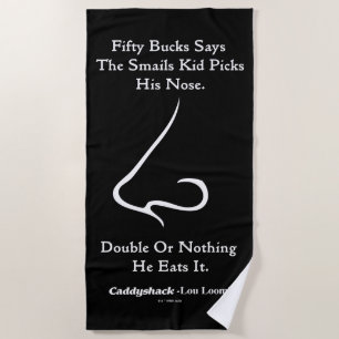 Serviette De Plage Caddyshack Cinquante Bucks dit