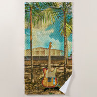 cadeau amant guitare rétro