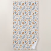 Serviette De Plage Cadeau d'anniversaire | La mer enseigne la patienc (Devant)