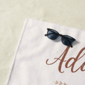Serviette De Plage Cadeau de cheval pour filles Boho mignonnes (En situation)