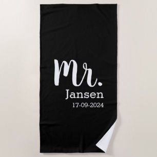 Serviette De Plage Cadeau de mariage original pour homme