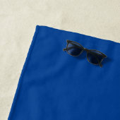 SERVIETTE DE PLAGE CADEAU D'HALLOWEEN CONTINUEZ À SOURIRE (En situation)