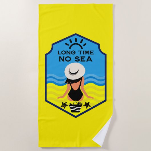 Serviette De Plage Cadeau essentiel de plage d'été (Devant)