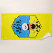 Serviette De Plage Cadeau essentiel de plage d'été (Devant)