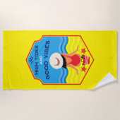 Serviette De Plage Cadeau essentiel de plage d'été (Devant)