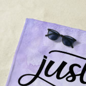 Serviette De Plage Cadeau fiançailles, mariage et cadeau de chambre (En situation)