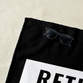 Serviette De Plage Cadeau humour retraite drôle (En situation)