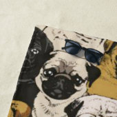 Serviette De Plage Cadeau mignon pour chien Amoureux des chiens Maman (En situation)