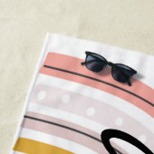 SERVIETTE DE PLAGE CADEAU PERSONNALISÉ, ENFANTS, ANNIVERSAIRE, PLAGE (En situation)