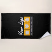 Serviette De Plage Cadeau Personnalisé Pour Hommes Anniversaire Lui P (Devant)