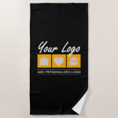 Serviette De Plage Cadeau Personnalisé Pour Hommes Anniversaire Lui P (Devant)