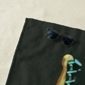 Serviette De Plage Cadeau pour ami guitariste (En situation)