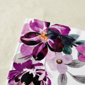 Serviette De Plage Cadeaux de lune de miel de mariage - Fleurs person (En situation)