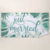 Serviette De Plage Cadeaux de mariage, Cadeaux pour les jeunes mariés (Devant)
