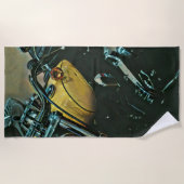 Serviette De Plage Cadeaux de moto (Devant)