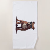 Serviette De Plage Cadeaux du propriétaire de Pitbull (Devant)
