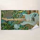 Serviette De Plage Cadeaux guitaristes (Devant)