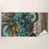 Serviette De Plage Cadeaux motocyclistes (Devant)