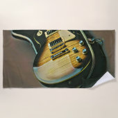 Serviette De Plage Cadeaux pour guitariste (Devant)