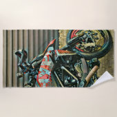 Serviette De Plage Cadeaux pour motos (Devant)