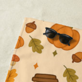 Serviette De Plage Café d'automne (En situation)