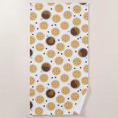 Serviette De Plage Café et cookies (Devant)