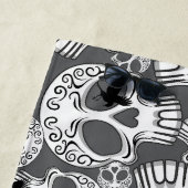 Serviette De Plage Calaveras décoratives Halloween (En situation)