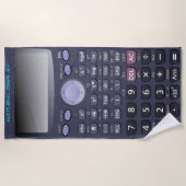Serviette De Plage Calculatrice scientifique (Devant)
