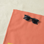 Serviette De Plage California Design - Beach Towel (En situation)