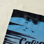 Serviette de plage California Palm Tree (En situation)