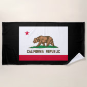 Serviette De Plage California State Flag (Devant)
