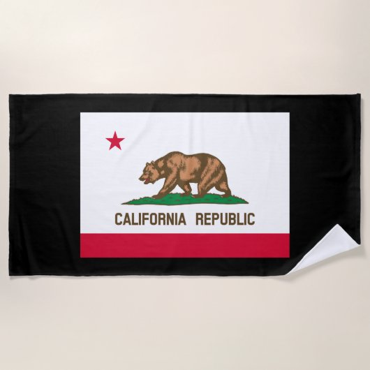 Serviette De Plage California State Flag (Devant)
