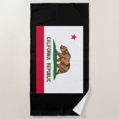 Serviette De Plage California State Flag (Devant)