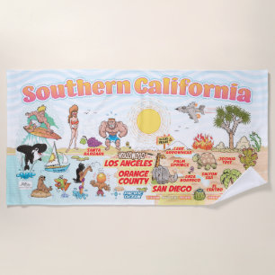 Serviette De Plage Californie du Sud